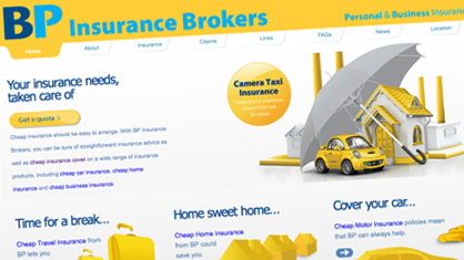 High end website design Lancashire - BP Insurance Brokers