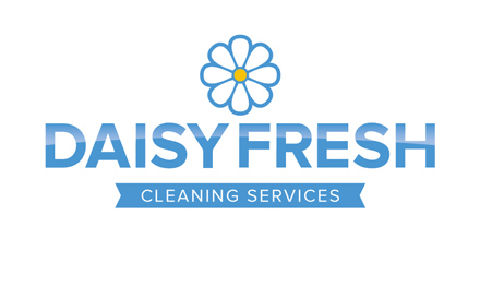 Professional logo design by Stripey Media for Daisy Fresh Cleaning Services